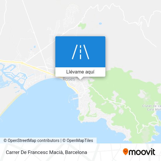 Mapa Carrer De Francesc Macià