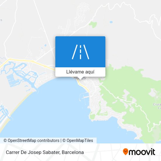 Mapa Carrer De Josep Sabater