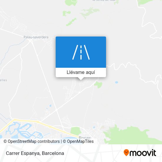 Mapa Carrer Espanya