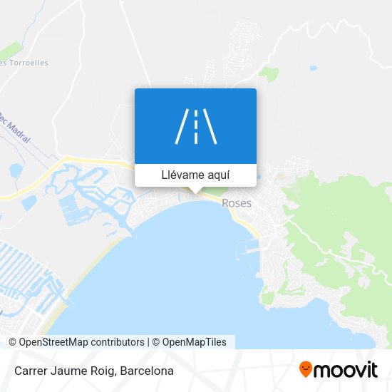 Mapa Carrer Jaume Roig