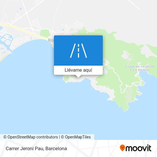 Mapa Carrer Jeroni Pau