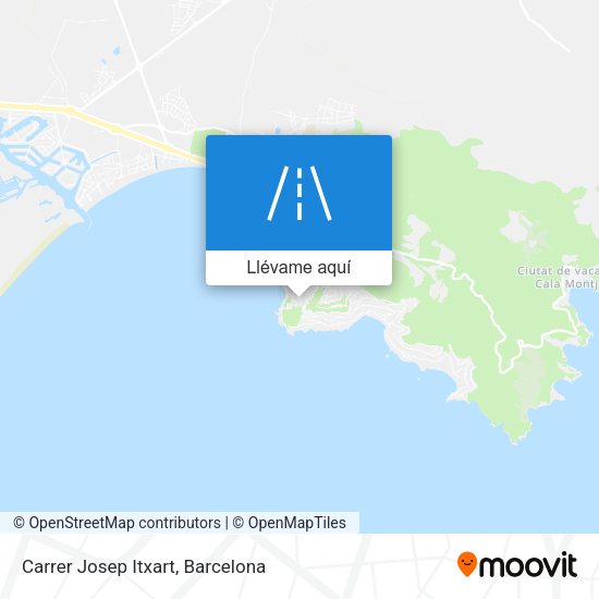 Mapa Carrer Josep Itxart