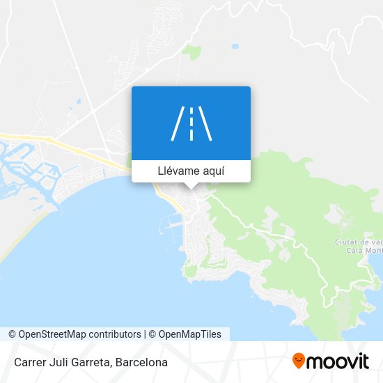 Mapa Carrer Juli Garreta