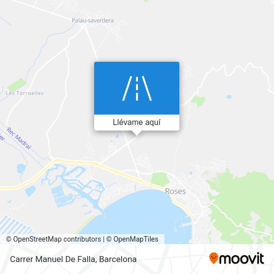 Mapa Carrer Manuel De Falla