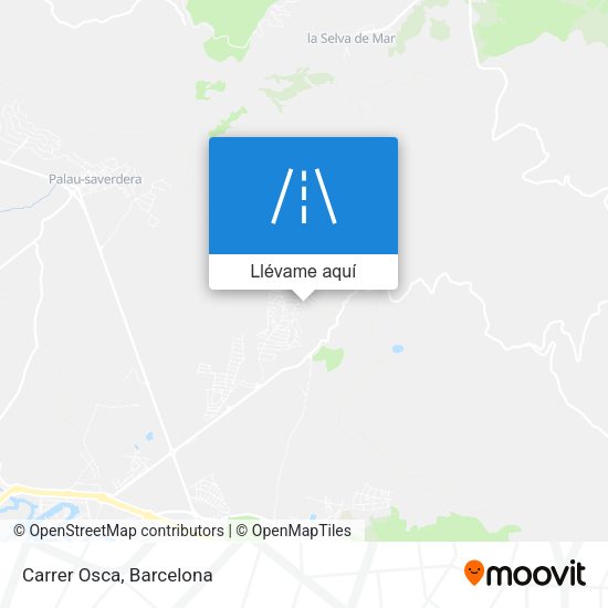Mapa Carrer Osca