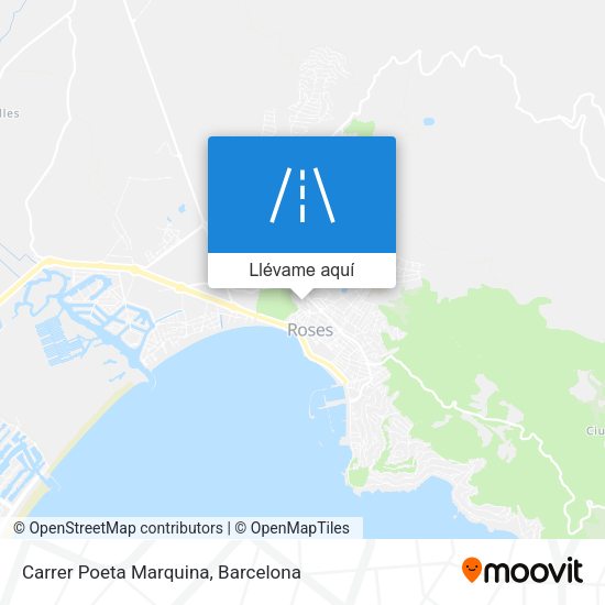 Mapa Carrer Poeta Marquina