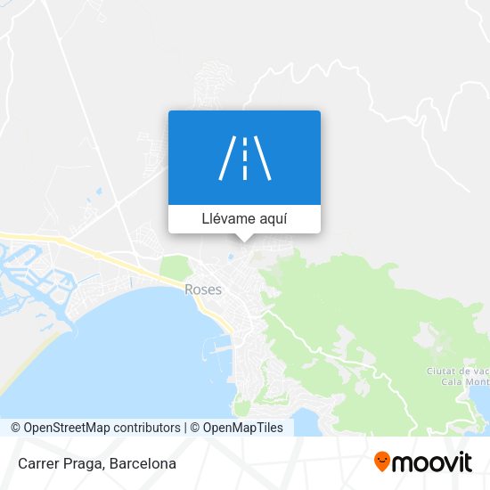 Mapa Carrer Praga