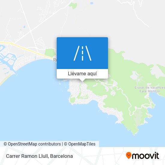 Mapa Carrer Ramon Llull