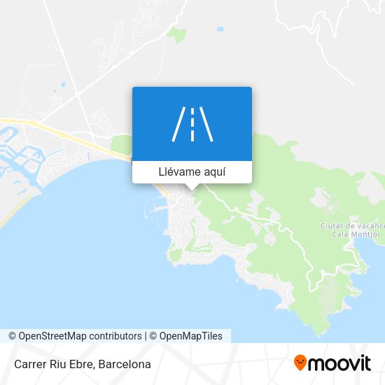 Mapa Carrer Riu Ebre