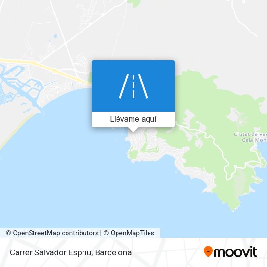 Mapa Carrer Salvador Espriu