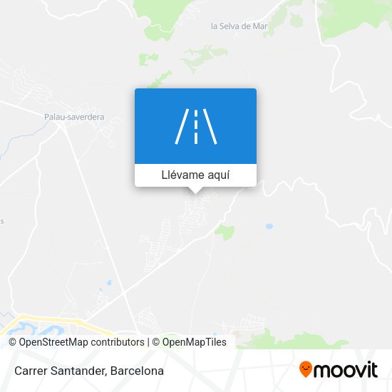 Mapa Carrer Santander
