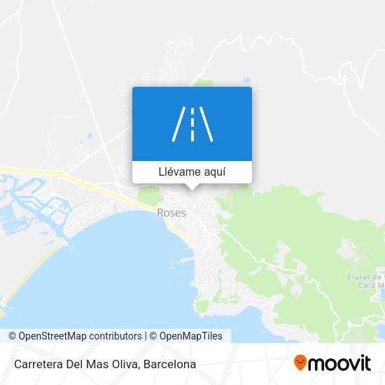 Mapa Carretera Del Mas Oliva