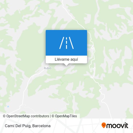 Mapa Camí Del Puig