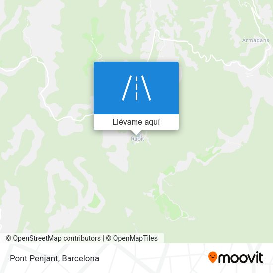 Mapa Pont Penjant