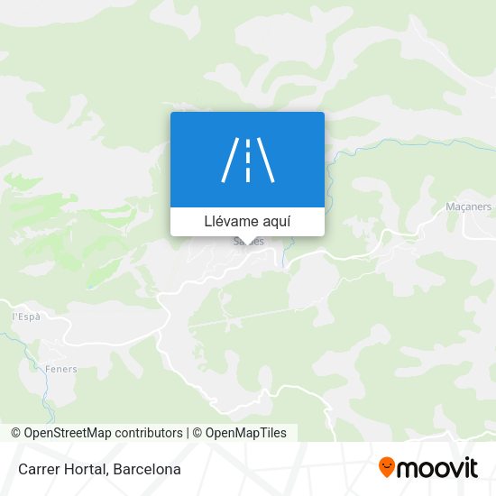Mapa Carrer Hortal