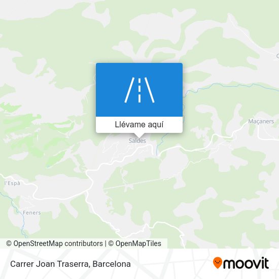 Mapa Carrer Joan Traserra