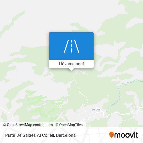 Mapa Pista De Saldes Al Collell