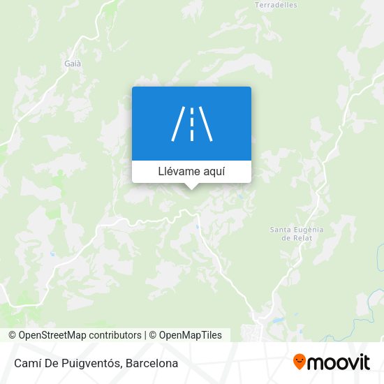 Mapa Camí De Puigventós