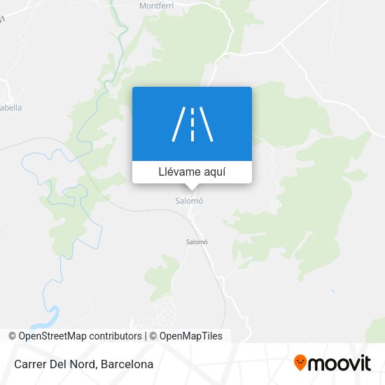 Mapa Carrer Del Nord