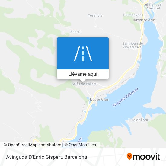 Mapa Avinguda D'Enric Gispert