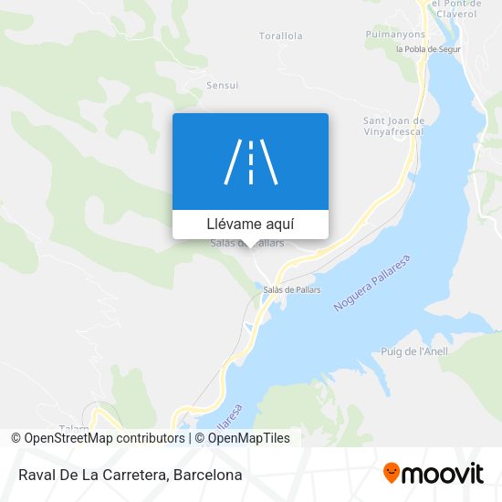 Mapa Raval De La Carretera