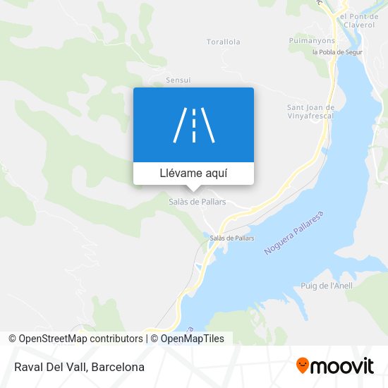Mapa Raval Del Vall