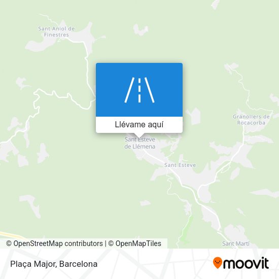 Mapa Plaça Major