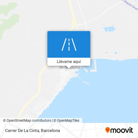 Mapa Carrer De La Cinta