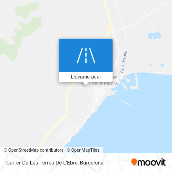 Mapa Carrer De Les Terres De L'Ebre