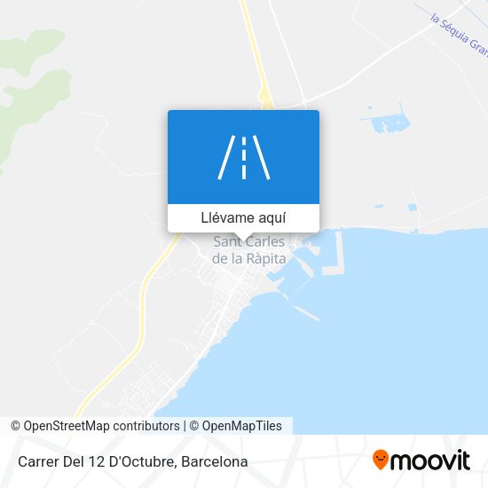 Mapa Carrer Del 12 D'Octubre