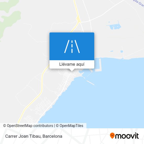 Mapa Carrer Joan Tibau