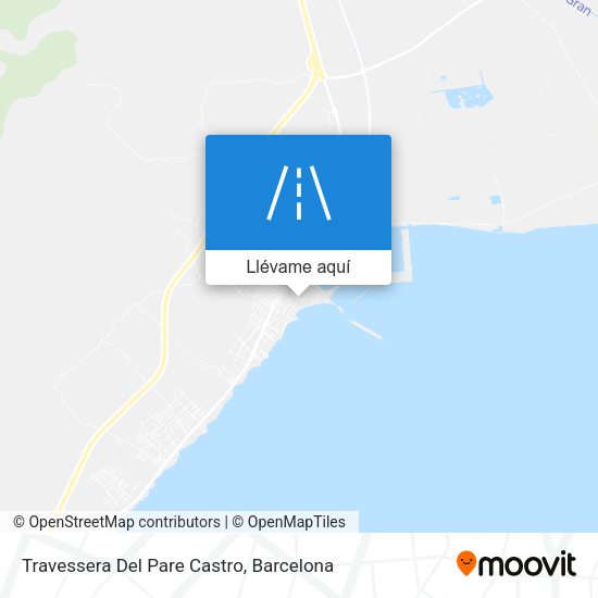 Mapa Travessera Del Pare Castro