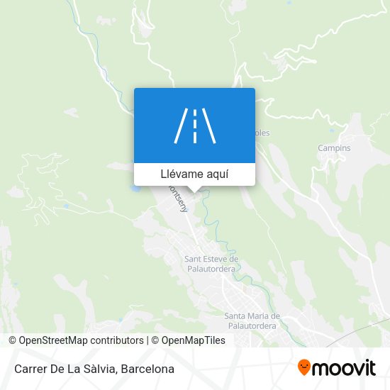 Mapa Carrer De La Sàlvia