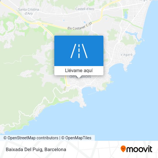 Mapa Baixada Del Puig