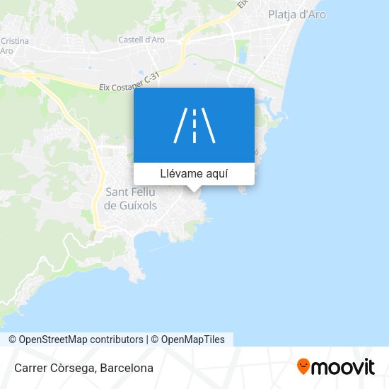 Mapa Carrer Còrsega