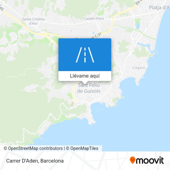 Mapa Carrer D'Aden