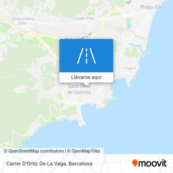 Mapa Carrer D'Ortiz De La Vega