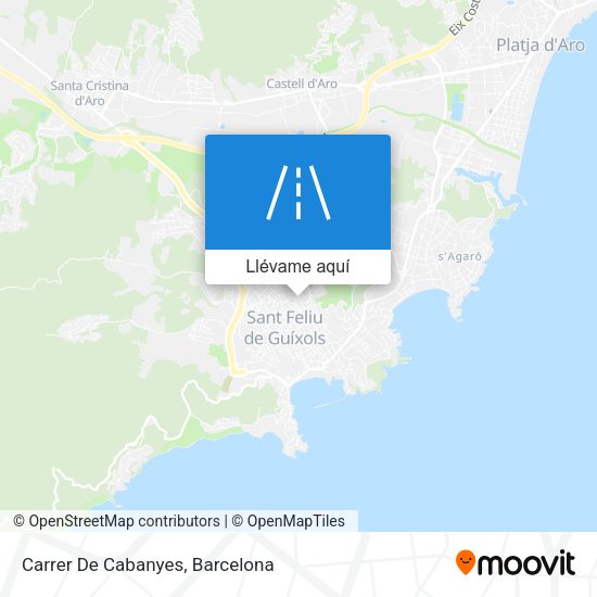 Mapa Carrer De Cabanyes