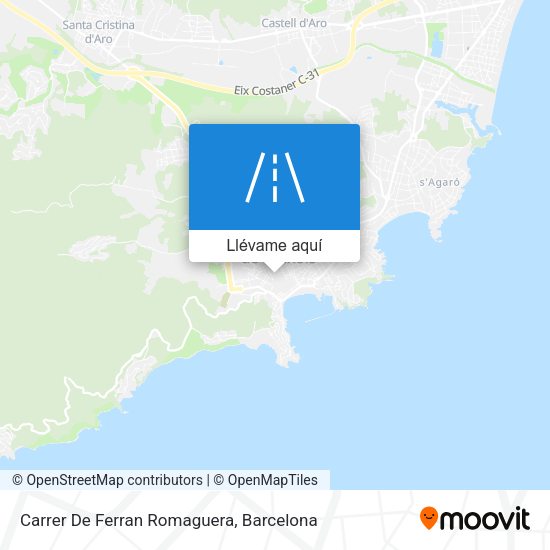 Mapa Carrer De Ferran Romaguera