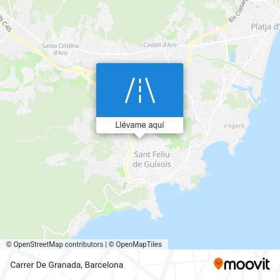 Mapa Carrer De Granada