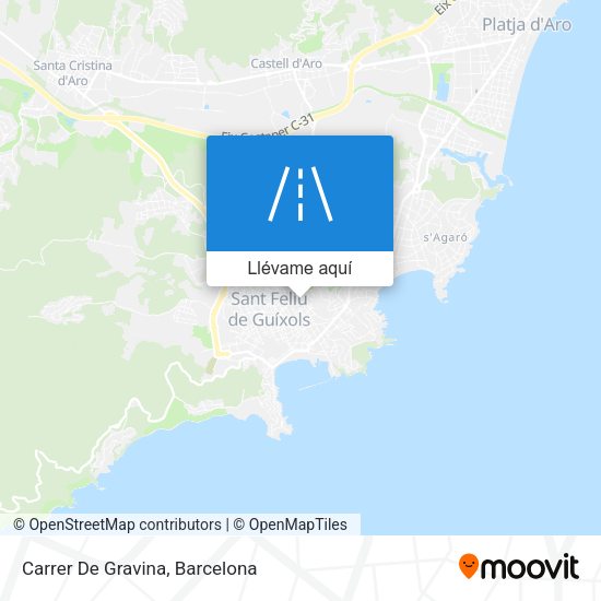 Mapa Carrer De Gravina