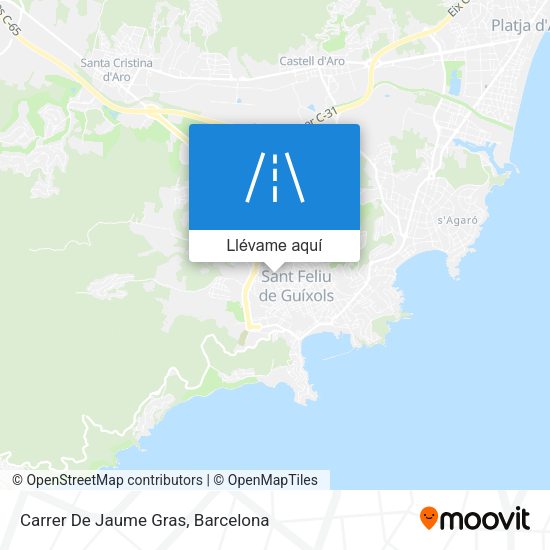 Mapa Carrer De Jaume Gras