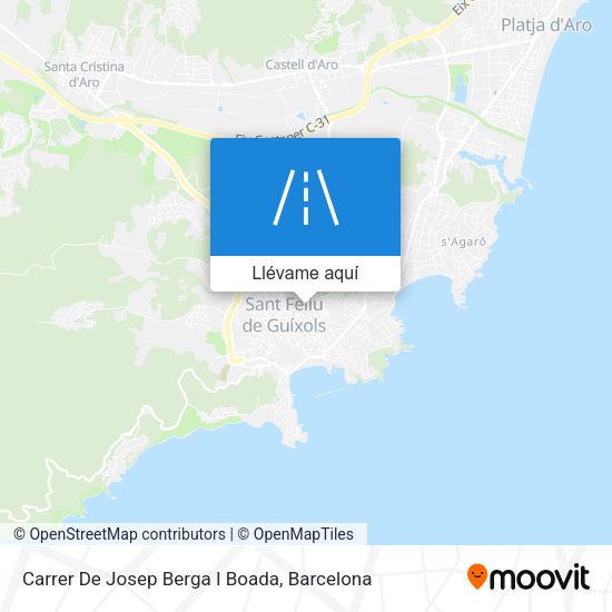 Mapa Carrer De Josep Berga I Boada