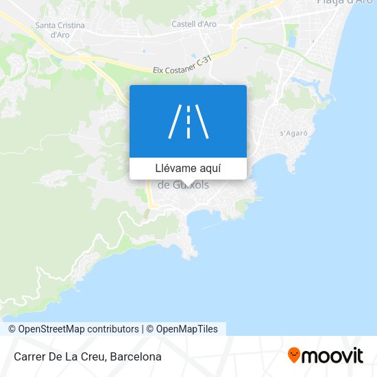 Mapa Carrer De La Creu
