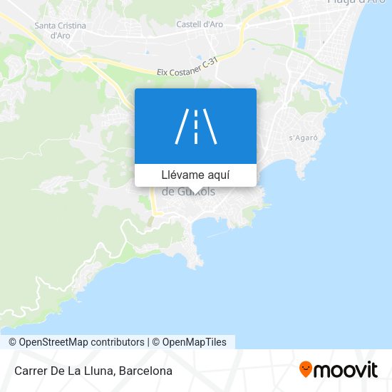 Mapa Carrer De La Lluna