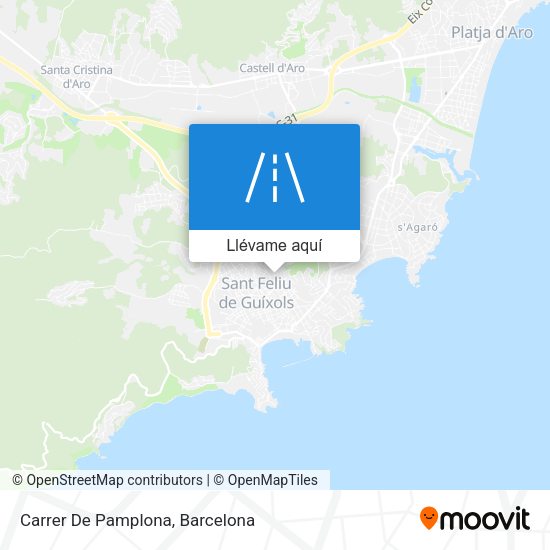 Mapa Carrer De Pamplona