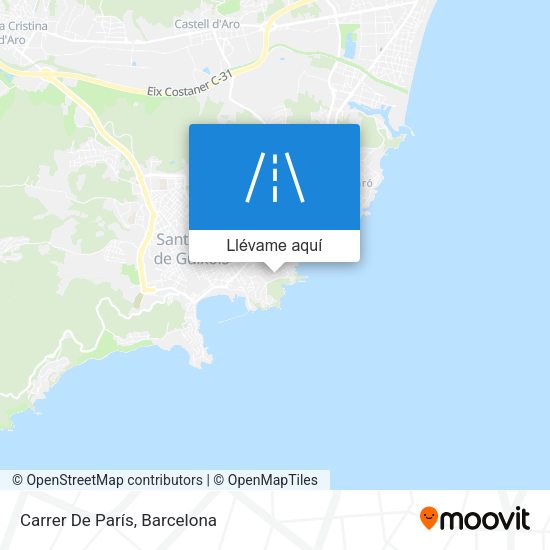 Mapa Carrer De París