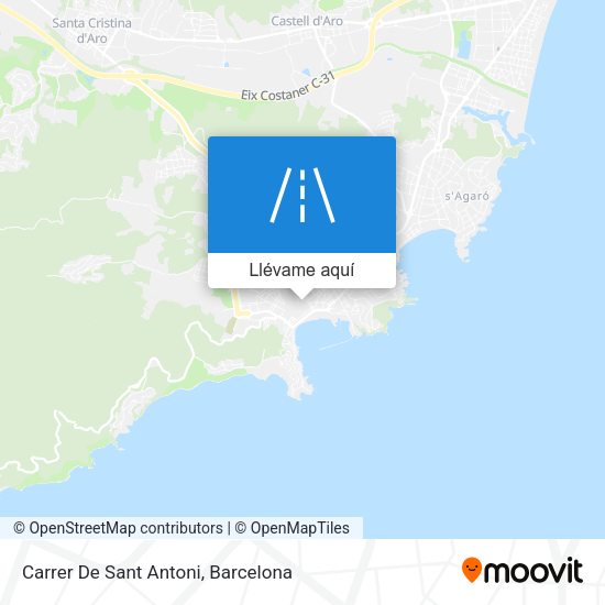Mapa Carrer De Sant Antoni
