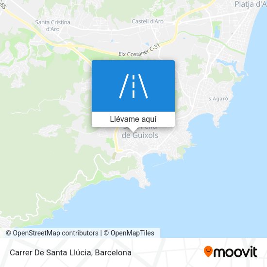 Mapa Carrer De Santa Llúcia