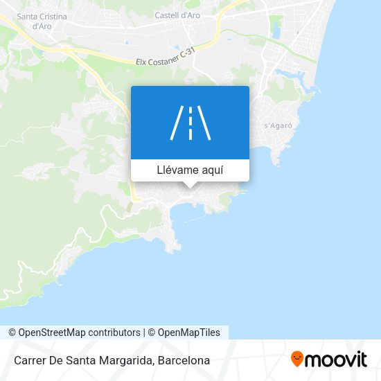 Mapa Carrer De Santa Margarida
